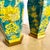 Yellow Chinoiserie Blue and Yellow Porcelains Table Lamps - A Pair For Sale - Image 8 of 10