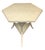 Dennis and Leen "Lambert" Faux Ivory Painted Side Table W" Drink Tray For Sale - Image 9 of 12