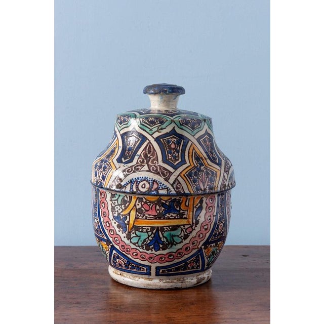 Moroccan Pottery Bowl, 1800s For Sale - Image 3 of 9