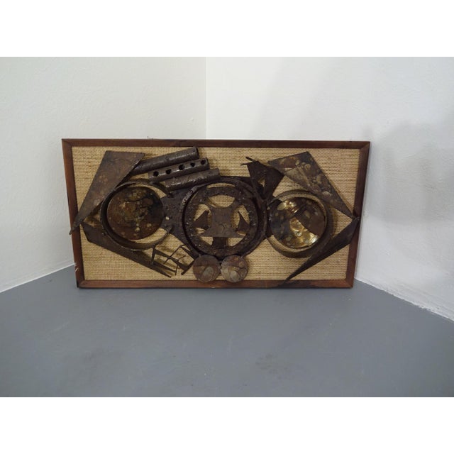 Brutalist Metal Wall Panels by Henrik Horst, Denmark, 1960s, Set of 2 For Sale - Image 12 of 16
