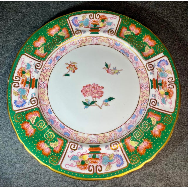 Early 20th Century 2-Antique English Porcelain Plates- Set of 2 For Sale - Image 5 of 7