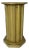 Neoclassical Fluted Column Bar Cabinet Pedestal Side End Table, Vintage Revival For Sale