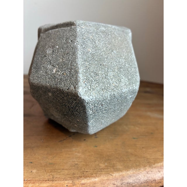 Light Gray Vintage Gothic Revival Cast Stone Pier Finial / Architectural Salvage Post Cap - 16" For Sale - Image 8 of 10