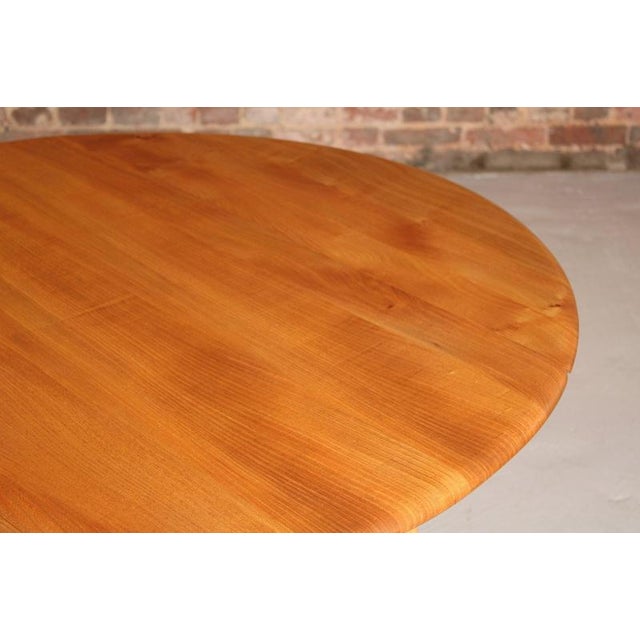 Mid-Century Ercol Drop-Leaf Beech Dining Table, 1960s For Sale - Image 6 of 13