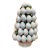 Vintage Italian Majolica Ceramic Egg Topiary Centerpiece For Sale