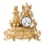 Antique 19th-Century French Gilt Metal Figural Mantel Clock (Circa 1880s) For Sale
