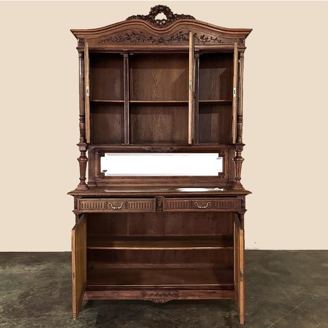 19th Century French Louis XVI China Buffet For Sale - Image 14 of 15
