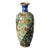 Antique Japanese Meiji Cloisonné Vase - Phoenix & Aventurine Goldstone, 7" For Sale