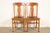 A beautiful pair of antique Mission or Arts & Crafts period side chairs or dining chairs By Heywood Wakefield USA, Circa...