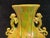 Chinese Ceramic Vase Ming Dynasty Hongzhi Marked Yellow Glaze Porcelain Vase Hand Carved Double Dragon Ears For Sale - Image 4 of 11