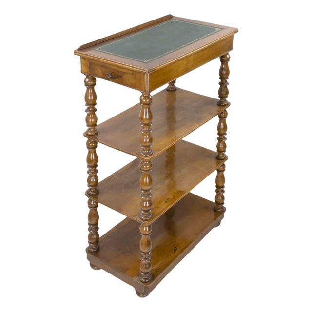 19th Century Vintage Lacquered Bookcase in Wood, Italy For Sale