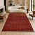 8x10 Sari Red Anand Abstract Modern Hand Knotted Silk Carpet Rug For Sale In New York - Image 6 of 6