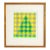 1986 “Plaid Tree” Gouache Painting by William Itter For Sale