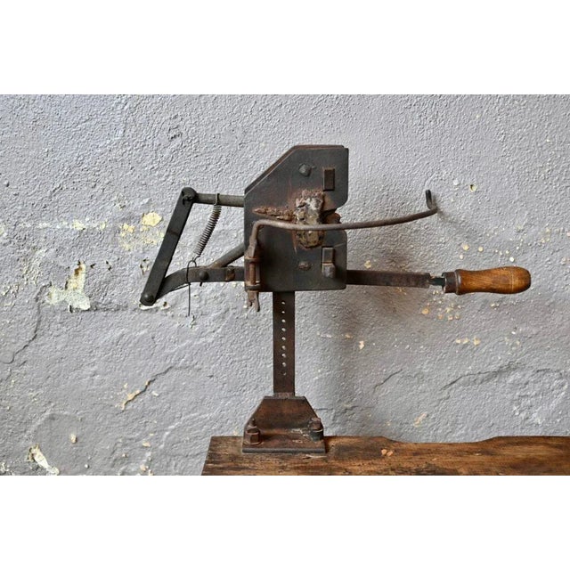 Vintage Workshop Workbench, 1940s For Sale - Image 4 of 12