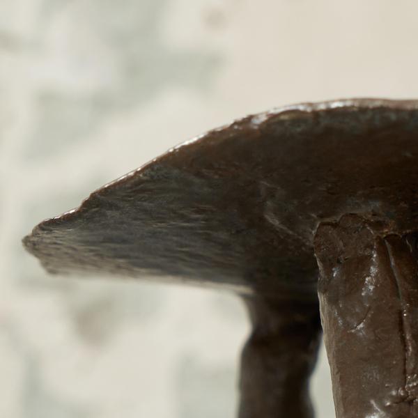 1950s Freeform Footed Studio Pottery Platter, 1970s For Sale - Image 5 of 6