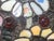 1990s Vintage 1990s Artisan Stained Glass Floral Lampshade by Anne Thomason For Sale - Image 5 of 8