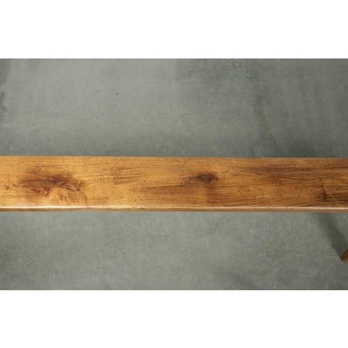 Wood French Brocante Hall Bench For Sale - Image 7 of 16