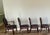 Baker Furniture Company Rare Set of 4, Authenticated, Barbara Barry for Baker Furniture Oval X-Back Chairs For Sale - Image 4 of 15