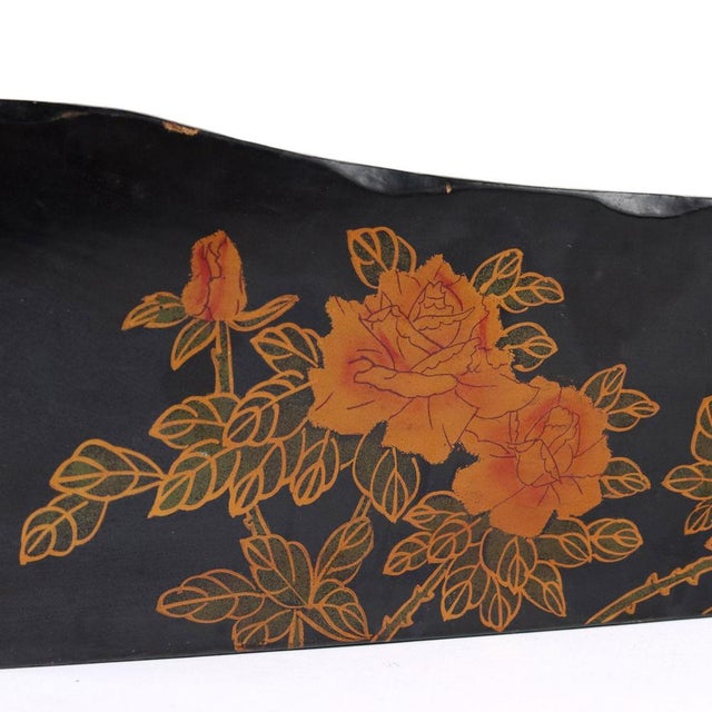 Black Lacquered Wood Basket For Sale - Image 4 of 8