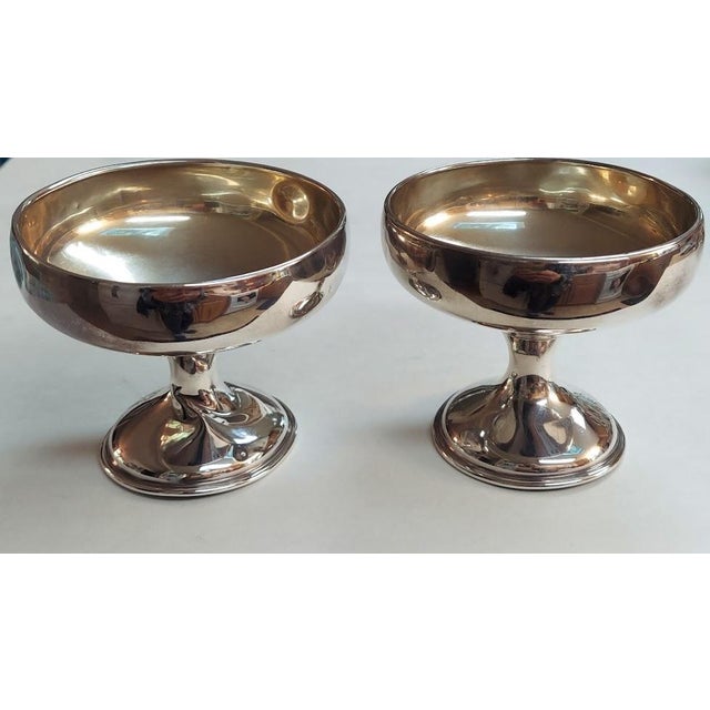 Antique Schmitz Moore & Co Sterling Silver Gilt Sherbet Cups - Set of Six For Sale - Image 11 of 11
