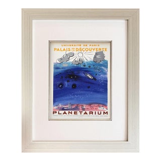 Raoul Dufy Lithograph 29 Planetarium Art in Posters 1959 Framed For Sale