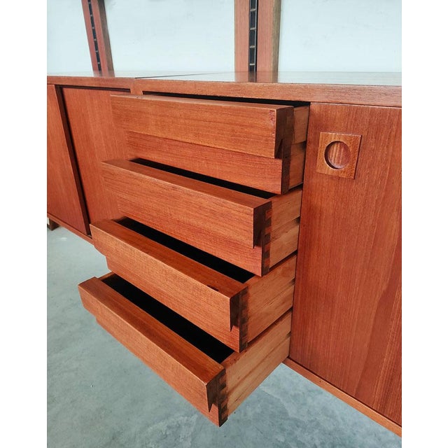 Vintage Danish Wall Bookcase by Poul Cadovius, 1960s For Sale - Image 10 of 15