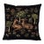 Medieval Stags II Tapestry Cushion With Feather Filler - 46x46cm (18"x18") For Sale