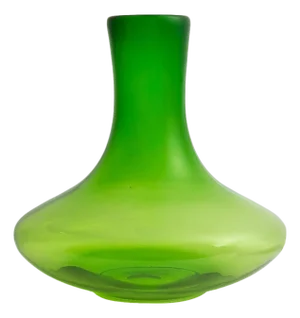 Large Green Handblown Glass Vase by Reijmyre Glasbruk, Sweden, 1960s
