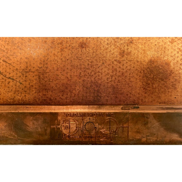 Three Vintage Photoengraved Copper Letterpress Printing Plates For Sale - Image 13 of 18