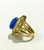 Bochic “Capri” Vintage Blue Opal, Peridot & White Topaz Ring - 18K Gold & Silver Indulge in elevated Mediterranean glamour...