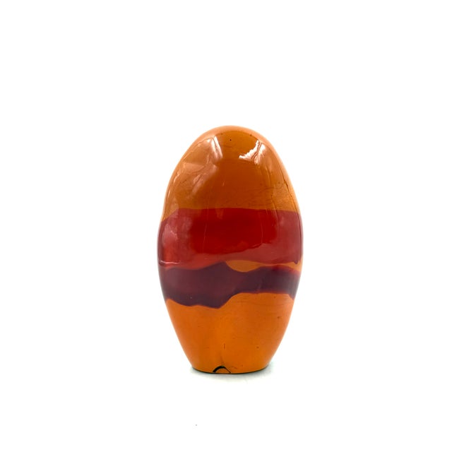 Space Age Orange Glass Presse-Papier, Murano Italy 1960s For Sale - Image 4 of 7