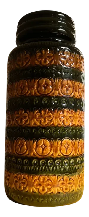 Green and Yellow Model 289-47 Floor Vase from Scheurich