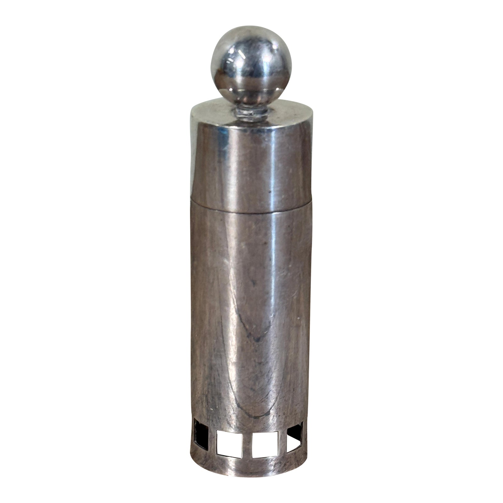 Postmodern Silverplate Pepper Mill by Richard Meier for Swid Powell
