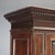 Baroque Style Wardrobe in Walnut-Stained Beech For Sale - Image 4 of 13