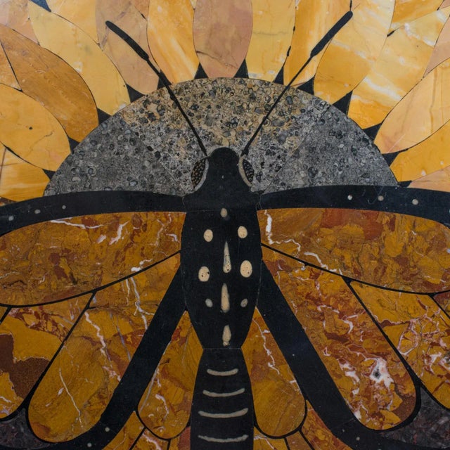 Early 21st Century Early 21st Century Decorative Monarch Butterfly Tile Trivet For Sale - Image 5 of 11