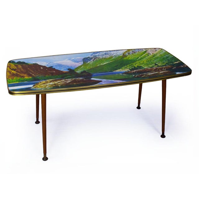 Mid-Century Coffee Table with Dansette Legs, 1950s For Sale - Image 11 of 15