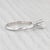 New 0.70ct Moissanite Engagement Ring Platinum Round Solitaire Size 5.5 For Sale - Image 4 of 8