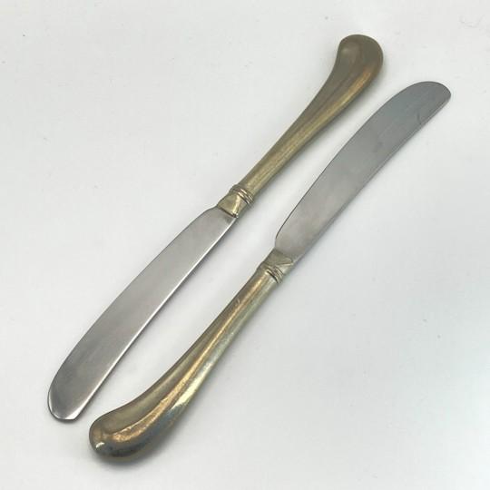 Metal Kirk Stieff “Fairfield” Vintage Pewter Flatware Set: 68-Piece Service for 12 With Serving Pieces and Vintage Storage Chest For Sale - Image 7 of 18