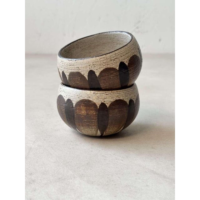 Ceramic Bowl Set from Gabriel Fourmaintraux, 1950s, Set of 2 For Sale - Image 5 of 8