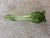 Green Vintage MCM L E Smith Diamond Butt 3 Wheel Green Swung Tall Vase For Sale - Image 8 of 10