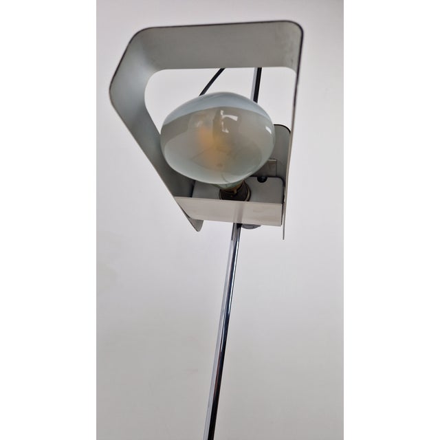 Joe Colombo Black Spider Floor Lamp by Joe Colombo for Oluce, 1970s For Sale - Image 4 of 15