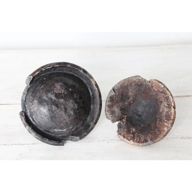 Ceramic Ancient African Ceramic Pottery Tops - a Pair For Sale - Image 7 of 10