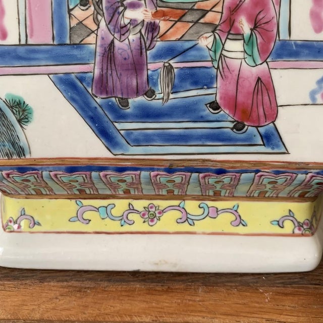 Vintage Chinese Hexagonal Pot For Sale - Image 11 of 13