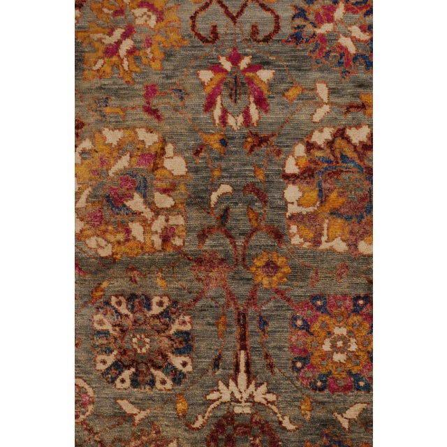 Contemporary Oushak Style Wool Rug in Beige & Brown, by Rug & Kilim, India For Sale In New York - Image 6 of 10