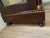 1980s Luxury Caspani Tino Made in Italy Mahogany Vitrine Cabinet With 24k Gold, Silk Velvet& Beveled Glass For Sale - Image 9 of 10