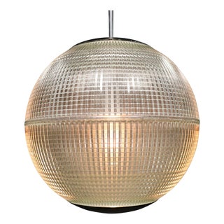 Paris Street Pendant Light from Holophane, France, 1960s For Sale