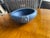 Here is one of my favorite Mission Style Pottery Ikebana Bowl in a Matte Blue color. Condition is excellent with no chips...