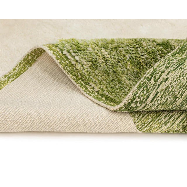 Early 21st Century Hand-Knotted Wool Rug by Azele Studio For Sale - Image 5 of 12