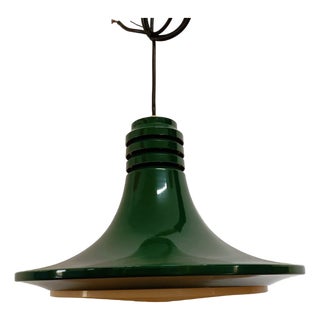 Vintage Danish Green Pendant, 1950s For Sale