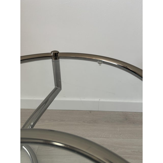 Mid-Century Morex Swivel Coffee Table in Glass and Chrome-Plated Steel attributed to Milo Baughman, 1970s For Sale - Image 13 of 18